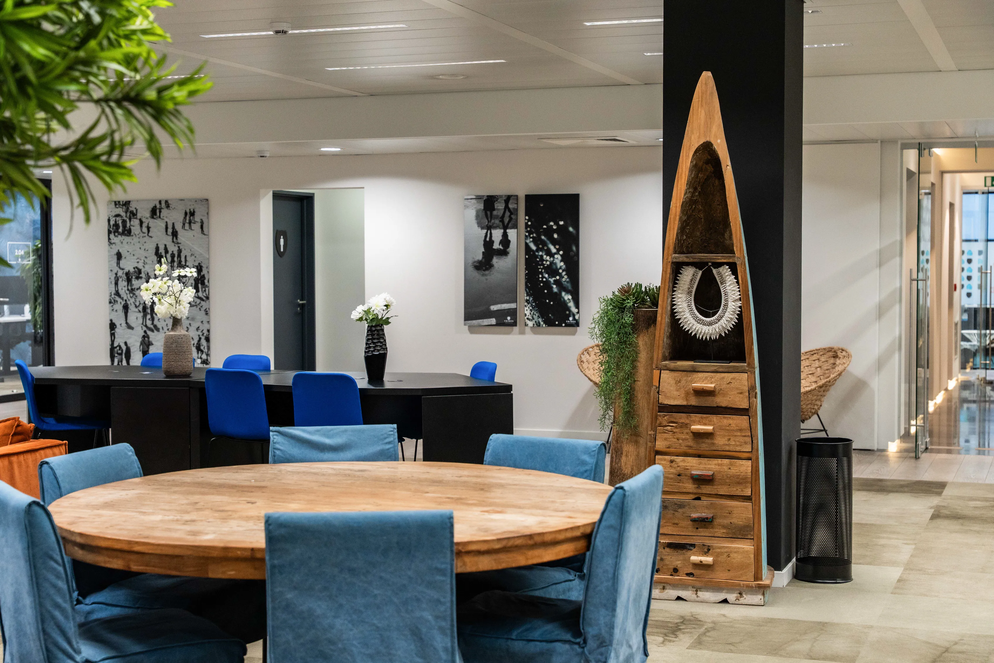 Tribes Brussels Central Station workspace detail